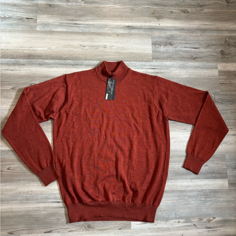 CODICE RAUMER Merino Wool sweater, rust color